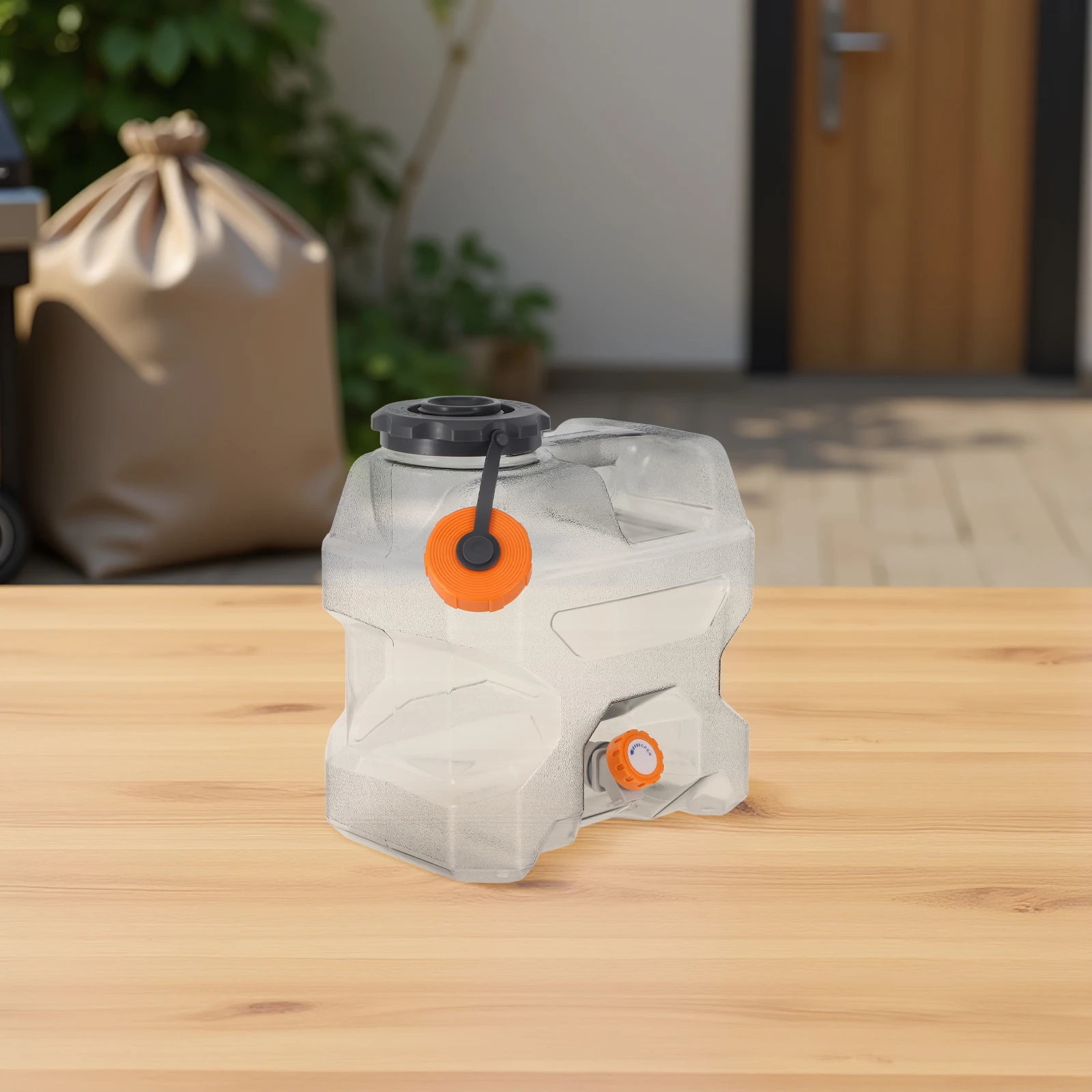 

12L Camping Container Portable Outdoor Water Storage Bucket With Tap Leakproof Drinking Water Dispenser For Hiking Picnic