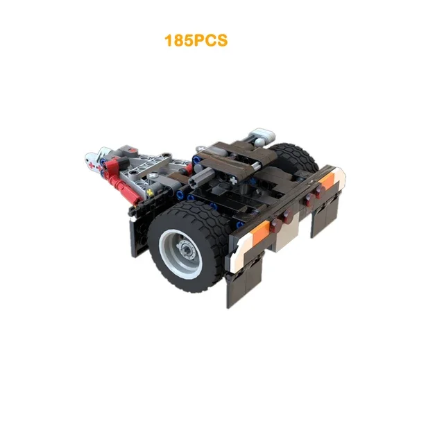 42078 Converter Dolly 2-Axles Self-aligning Technical Truck for Legoeds MOC Trailer Chassis Building Blocks Accessories Kit view 2