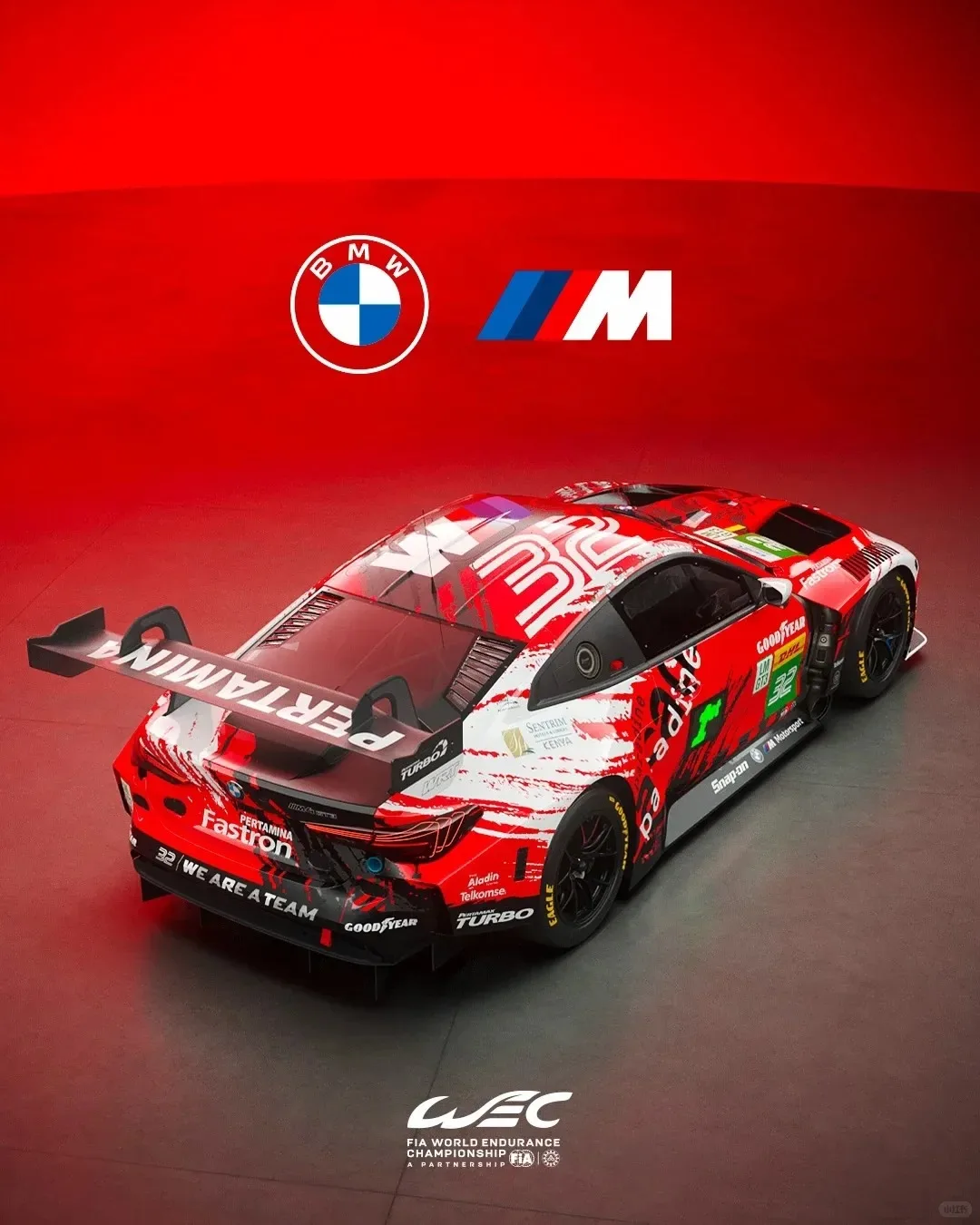New Almost Real AR Box 1:464 Scale BMW M4 GT3 EVO G82 FIA 2026 WEC #32 Belgium Spa Alloy Car Model Diecast Collection Toys Gift