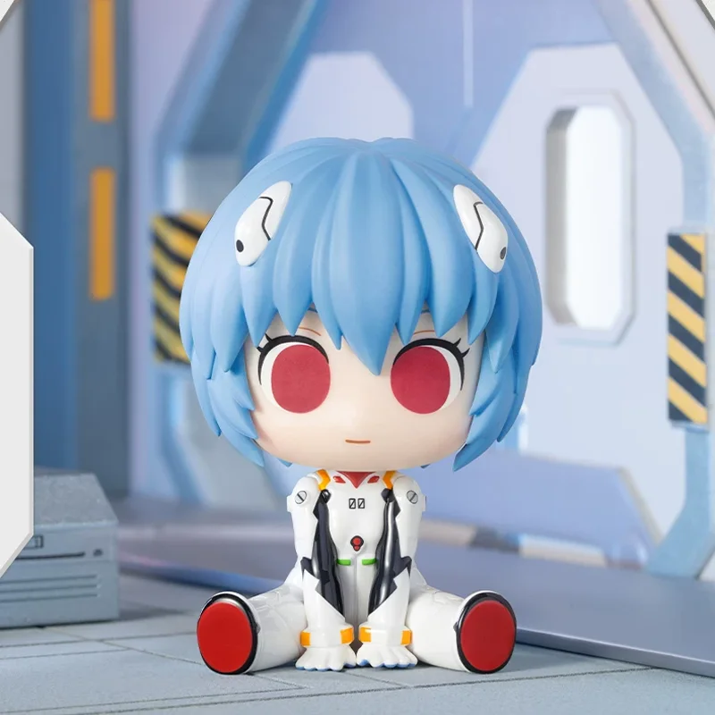 FUNISM Evangelion EVA Blind Box Figure Asuka Rei Shinji Cute Collectible Anime Character Display Decor For Adult Fans