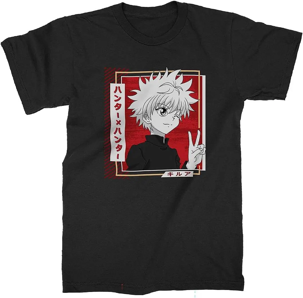 Killua Zoldyck Shirt, Japanese Shirts, Anime Short Sleeve T-Shirt, Manga Tee for Mens, Womens, Kids B-3 Orther