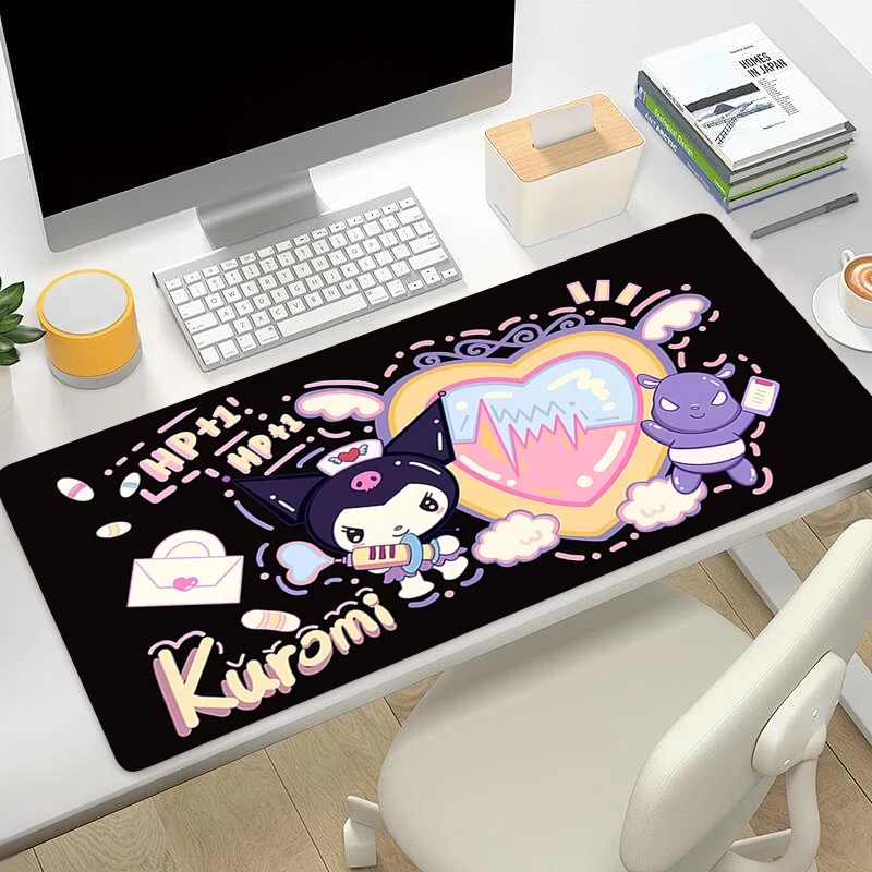 

Mouse Pad Kulomi Sanrio Home Gaming Laptops Keyboard Mat Deskmat Pc Accessories Desk Protector Gamer Mats Anime game carpet Girl