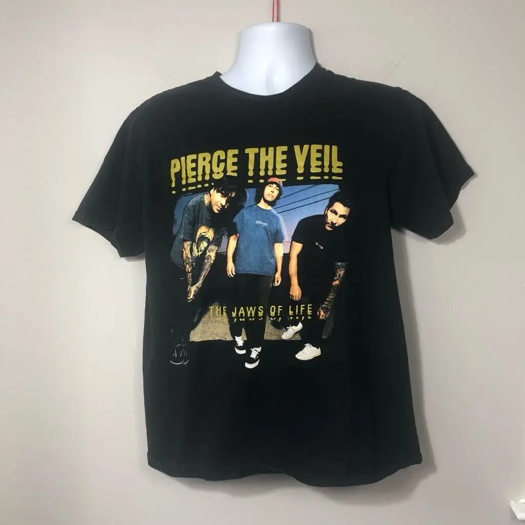 Pierce The Veil Jaws Of Life Music T-Shirt Gift For Fans Black Xl