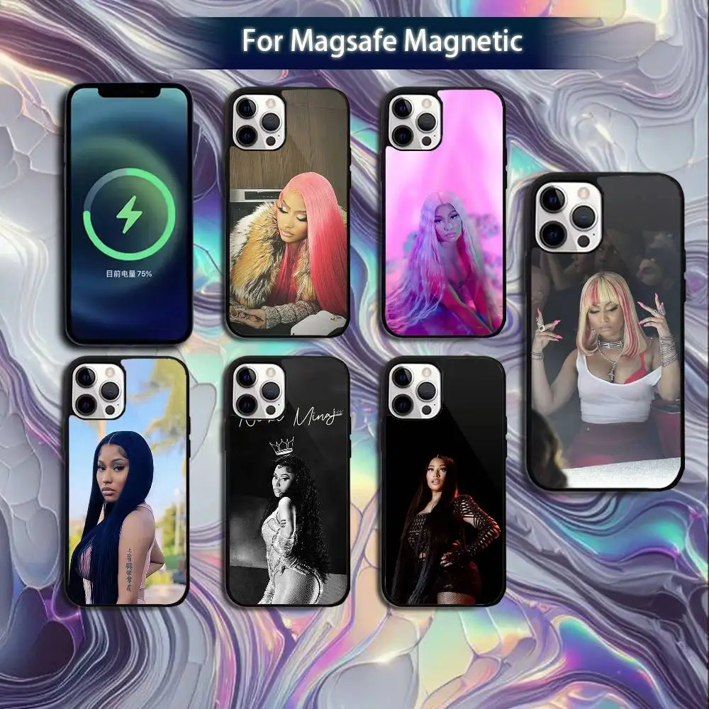 

Nicki M-minaj rap Phone Case For iPhone 16e,16,15,14,13,12,11,Plus,Pro,Max,Mini Magsafe Magnetic Wireless Charging