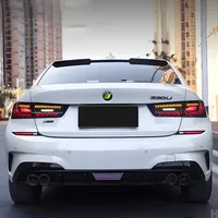For BMW 3 Series G20 G28 320i 325i 330i 2020-2024 LED Car Taillights Assembly Upgrade Double Dragon Scale Taillight Accessories