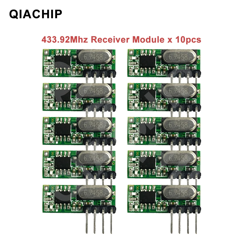 10pcs/lot 433 MHz rf remote Superheterodyne RF Wireless ReceiveR Module Small Size Low Power For 433Mhz Remote Control Switch