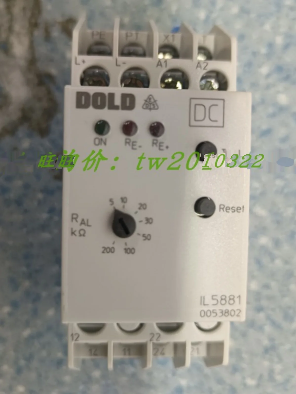 0053802 IL5881.12 DC12-280V UH AC220-240V Germany DOLD, Relay