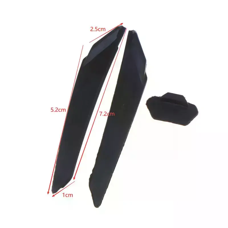 Helmet Accessories Replacement Buckle Base Clip Set with Screwdriver for Secure Roof Cover Fixing Ideal for Motorbike Helmets
