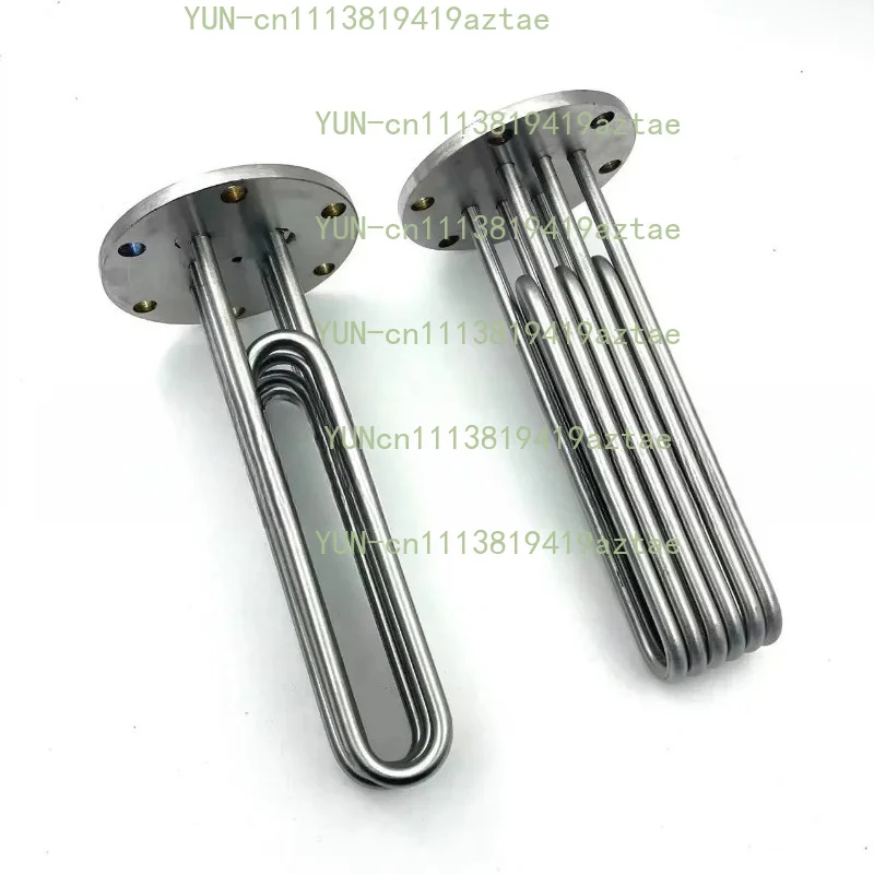 Steaming Machine Heating Element, 220V 380V Flange Water Heating Tube, Electric Heater for 140mm Boiler