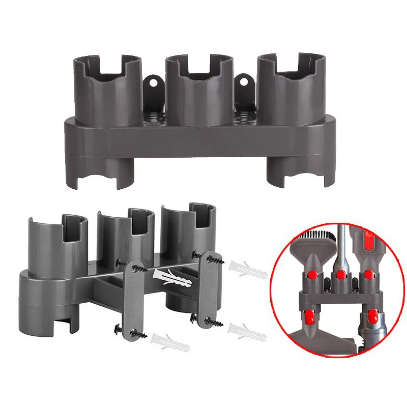 Cleaning Brush Head Storage Bracket For Dyson V7 V8 V10 Vacuum Cleaner Parts Stand Tool Nozzle Base Attachments Rack Wall Holder