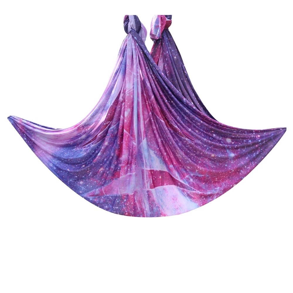 

Yoga Hammock Fabric Flying Pilates Flexibility Core Strength Active Silk Aerial