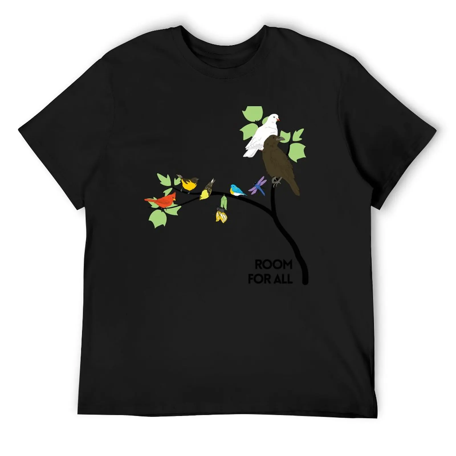 

Room for All Branch T-Shirt summer 2025 street wear kawaii clothes luxury t-shirt clothing for men