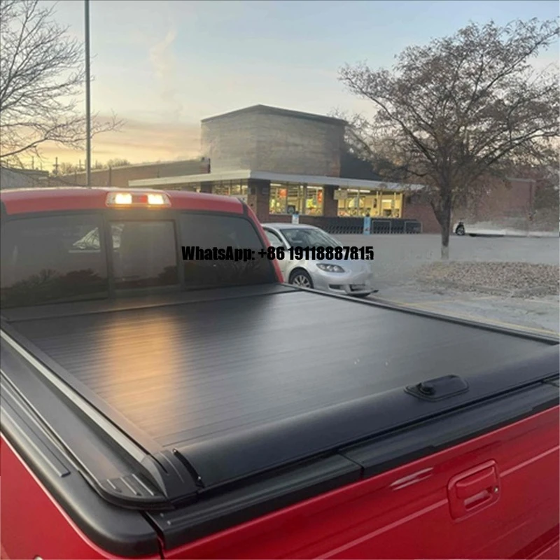 

Manual Operated Aluminum Tonneau Cover for Mitsubishi MUSSO Pickup Truck Roller Lid Trunk Sliding Flat Lid Manual Roller Lid