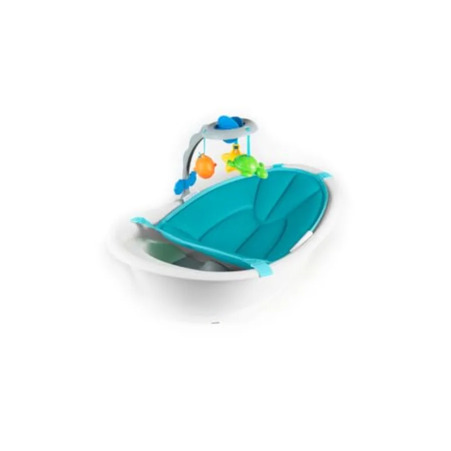 

Gentle Support Multi-Stage Tub With Toys, Newborn to Toddler, Adjustable Full Coverage Sling, Supportive Seat, 0M+