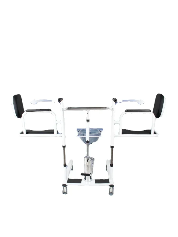 Hydraulic lift lift paralyzed patient care artifact multifunctional shift chair patient transfer chair with toilet