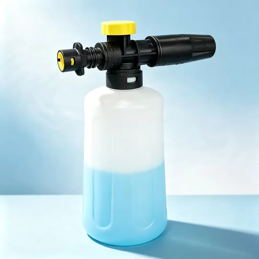 Lança de Espuma Ajustável para Lavadora de Alta Pressão Karcher K2 K3 K4 K5 K6 K7 - Kit de Lavagem Automotiva com Pistola de Neve - Acessório de Limpeza Durável