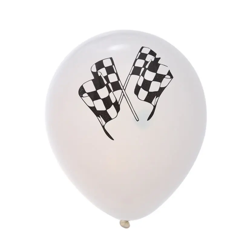 

10Pcs Latex Balloons Unique Racing Inspired Design Ideal for Dessert Table Decor Party Favors and Themed Event Decorations