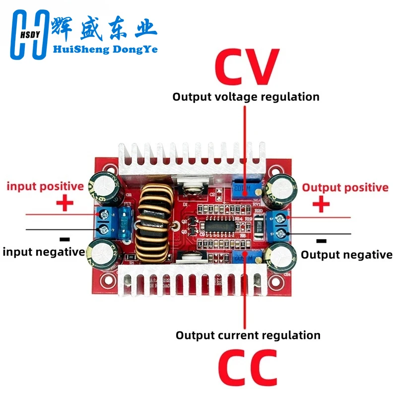 DC 400W 15A Step-up Boost Converter Constant Current Power Supply LED Driver 8.5-50V to 10-60V Voltage Charger Step Up Module