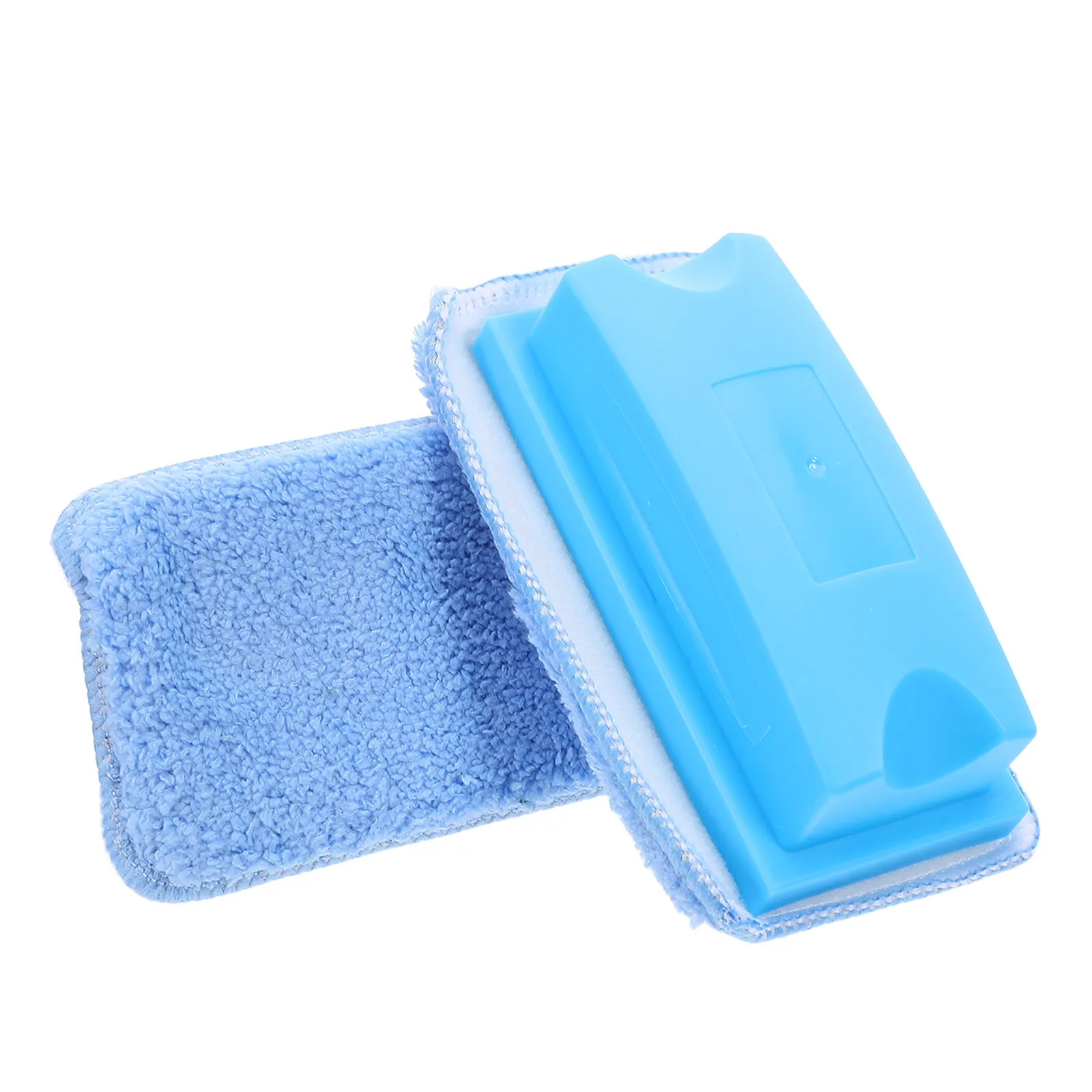 2Pcs Dry Eraser Chalkboard Eraser Replaceable Washable Pad Dustless Chalk Cleaner School Supplies Classroom Office