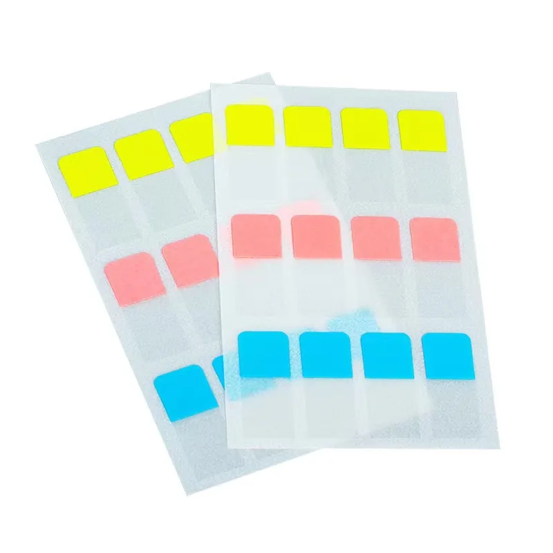 

Morandi Color Index Label Stickers for Books Notebook Page Mark Label Solid Color Sticky Note Pad Stationery Journal Supplies