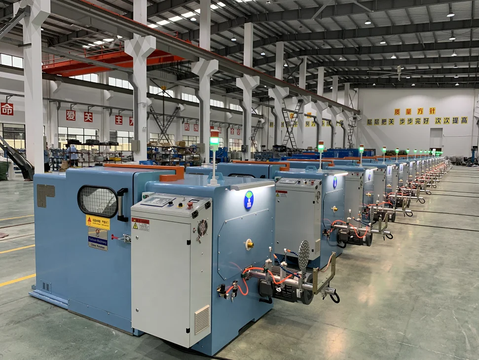 Fuchuan Macchina per torcere cavi di controllo elettrico ad alta velocità Attrezzatura per la produzione di cavi Linea di punzonatura 630 800 Macchina per torcere cavi