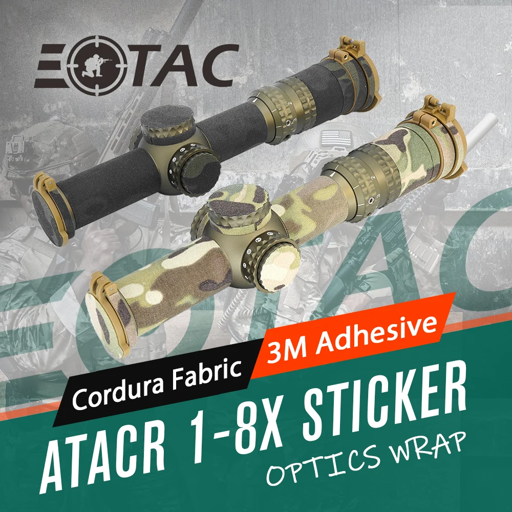 2024 New NF ATACR 1-8X F1 Optic Wrap Camouflage Sticker