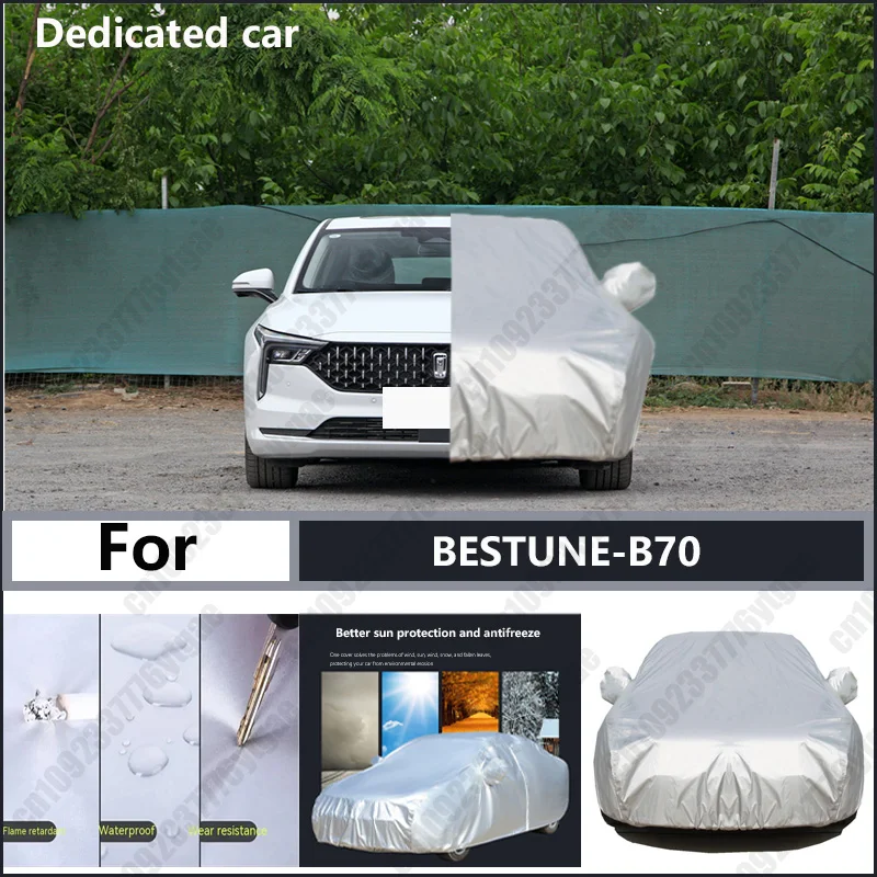 

For BESTUNE-B70 Oxford cloth car cover for sun protection, rain resistance, and all season special car dust cover