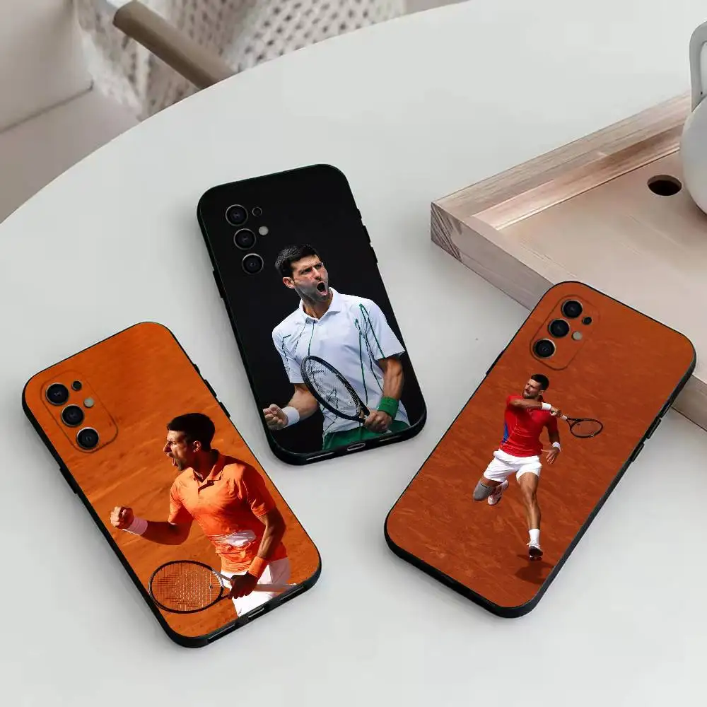GOAT-Novak Djokovic  Phone Case For Samsung S25,S24,S21,S22,S23,S30,Ultra,S20,Plus,Fe,Soft Silicone Black Cover