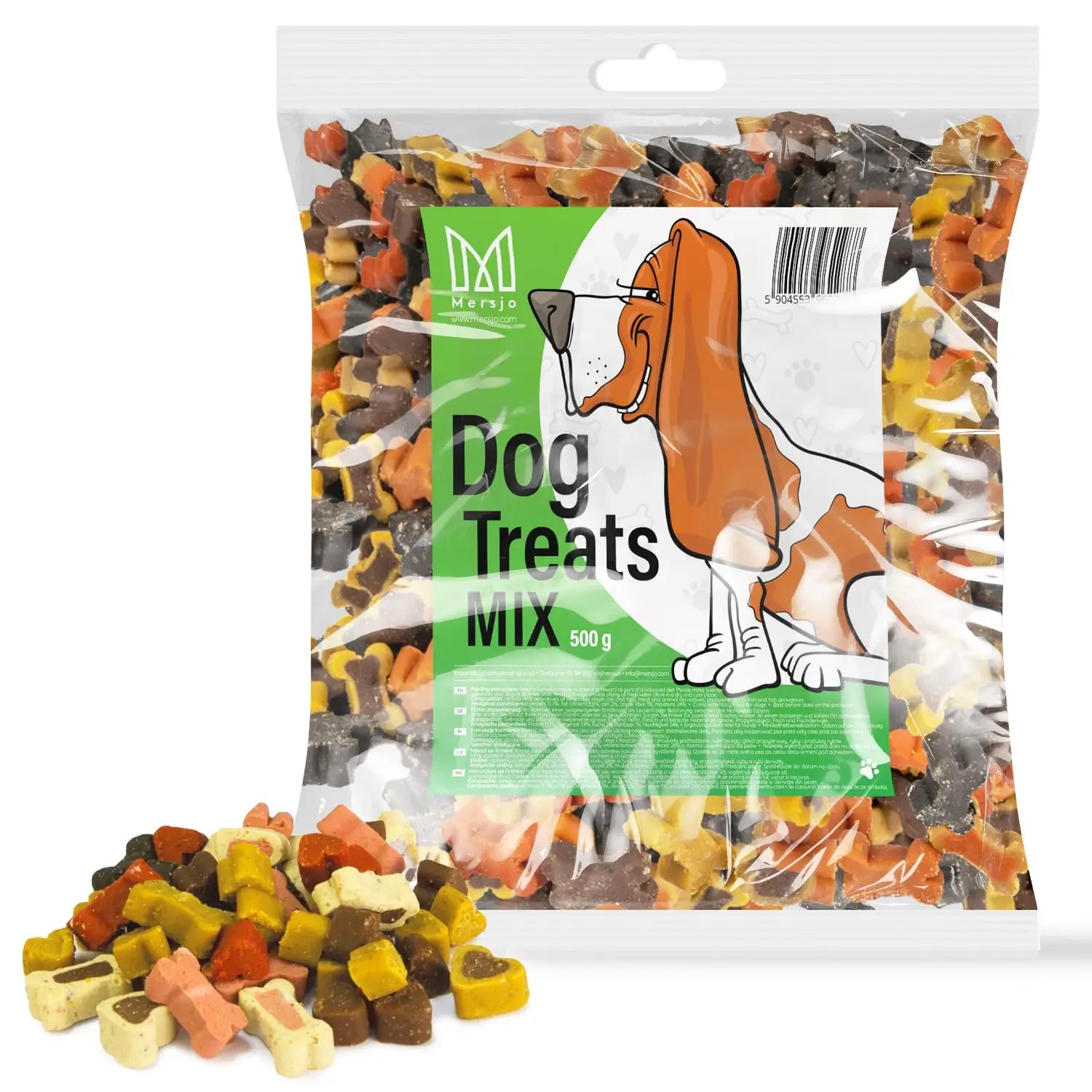 Dog Delicacy-Mersjo Mix Meat Trasers 500g