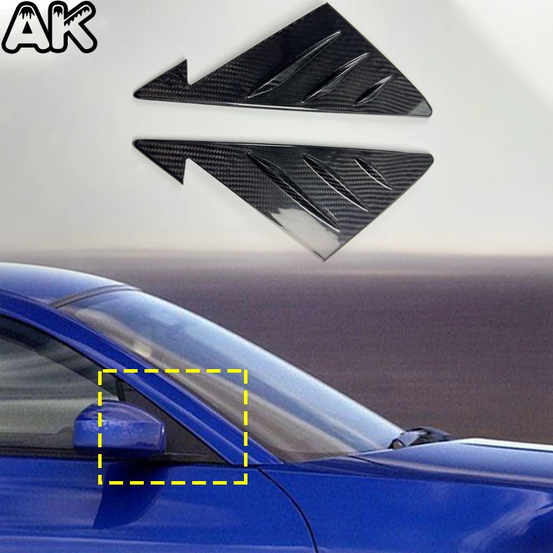 

Real Carbon Fiber For Nissan 350Z Z33 2003-2006 Car A-Pillar Triangle Decorative Sticker Car Exterior Accessories For LHD/RHD