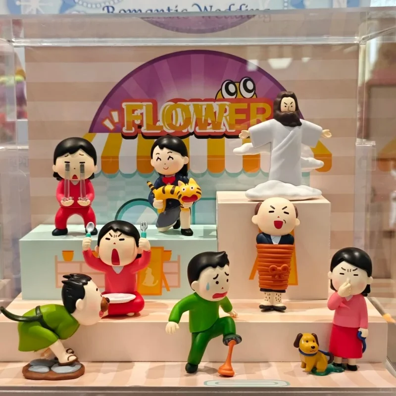 Na stanie Plzdot Ilustracje Postacie Seria Szczęścia Mini Blind Box Figurka Model Zabawka Prezent Kolekcja Dekoracje