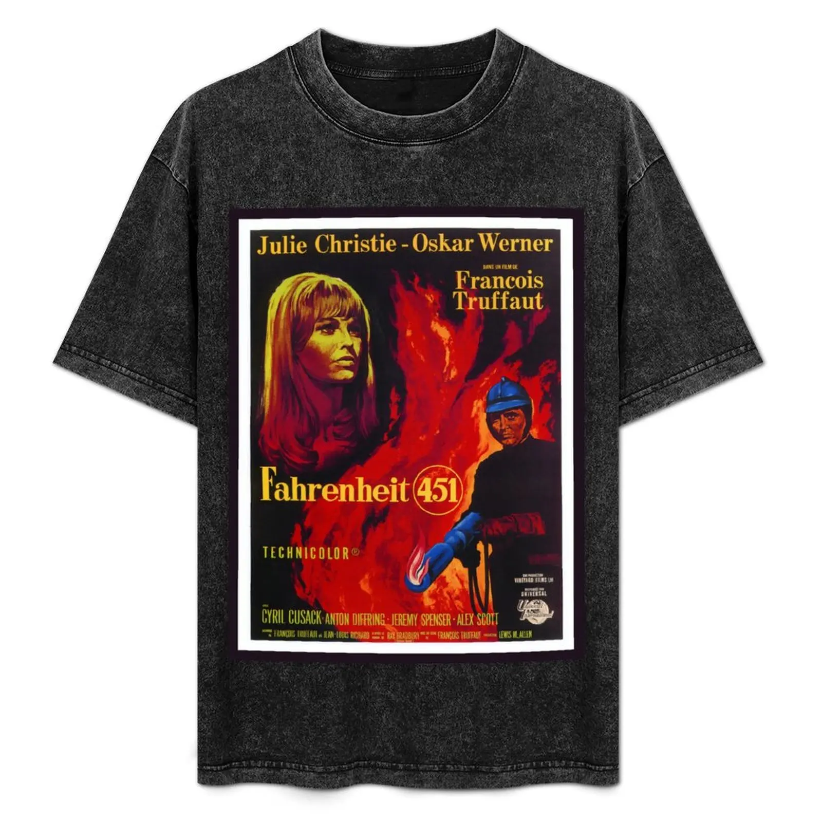 

Fahrenheit 451 T-Shirt Large Size Basic Casual T-Shirt