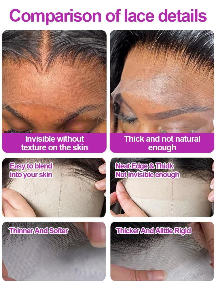 250% الكثافة الشوكولاته البني فضفاض موجة عميقة 30 40 بوصة 13x6 13x4 HD الدانتيل أمامي باروكة من شعر طبيعي البرازيلي مجعد الباروكات للنساء