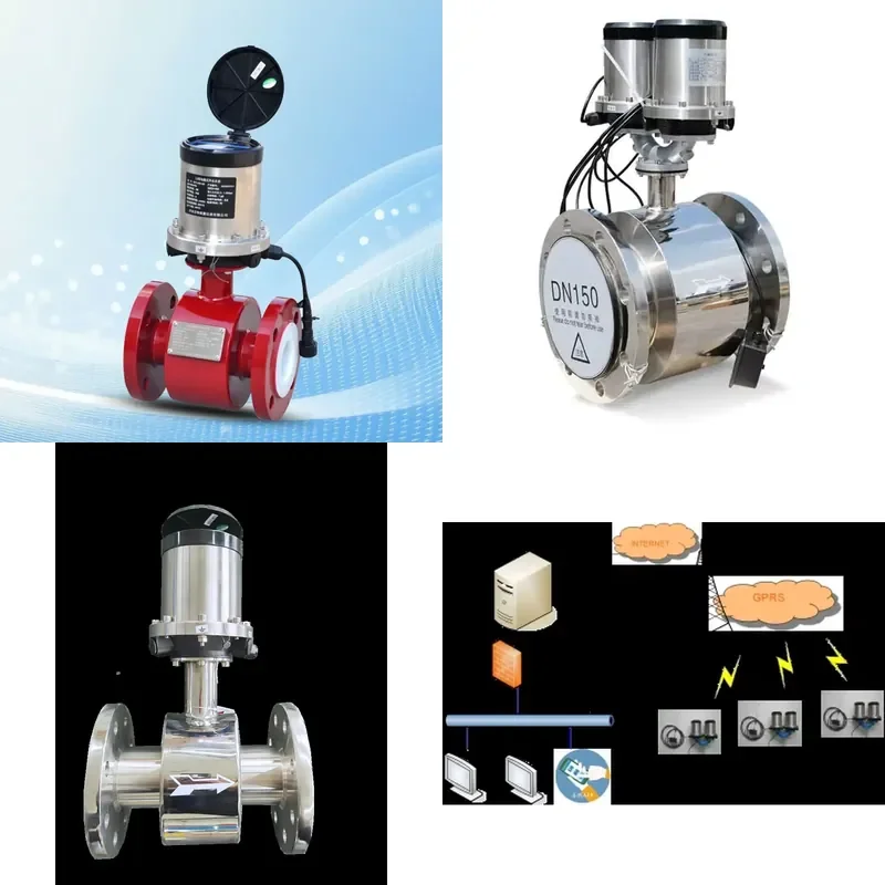 Battery Powered RS485 Electromagnetic Irrigation Water Flow Meter