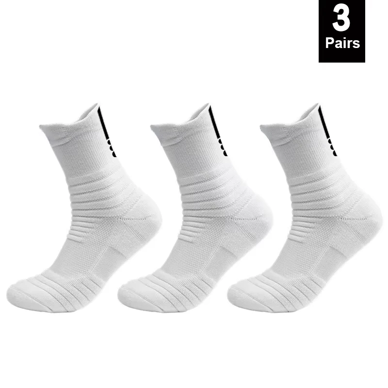 1/3 Pairs Anti-slip Voetbalsokken Mannen Katoenen Sok Korte Lange Buis Voetbal Basketbal Sport Sokken Ademend geurverdrijvende Sok 39-45