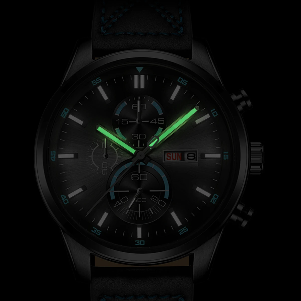 ساعة يد تناسب 8215/8285/2813 تاريخ الحركة إكسسوارات الساعة أخضر مضيء وردي فضي وذهبي ساعة يد #2