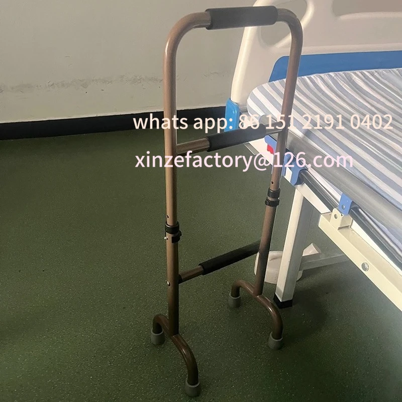 درابزين مساعد قابل للتخصيص، إطار مساعدة متنقل أوروبي، أثاث كبير من الألومنيوم الحديث، حاجز بجانب السرير مصنوع من خليط معدني لكبار السن