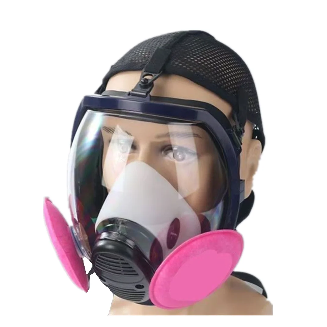 Maska przeciwpyłowa 8100 z bawełnianym filtrem 2091 do maszyny do natryskiwania farby Polerowanie Asbestos Particulate Respirator wielokrotnego użytku