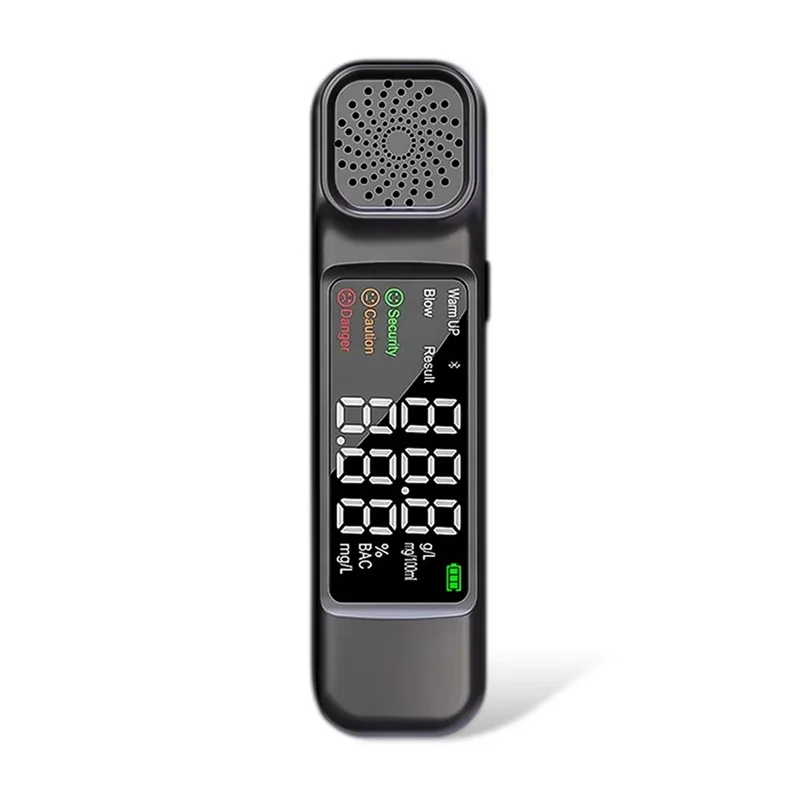 BMBY-New AM03 Professional Alcohol Breathalyzer Non-Contacting Breath Blow Tester 10S Quick Response Alkohol Sensor