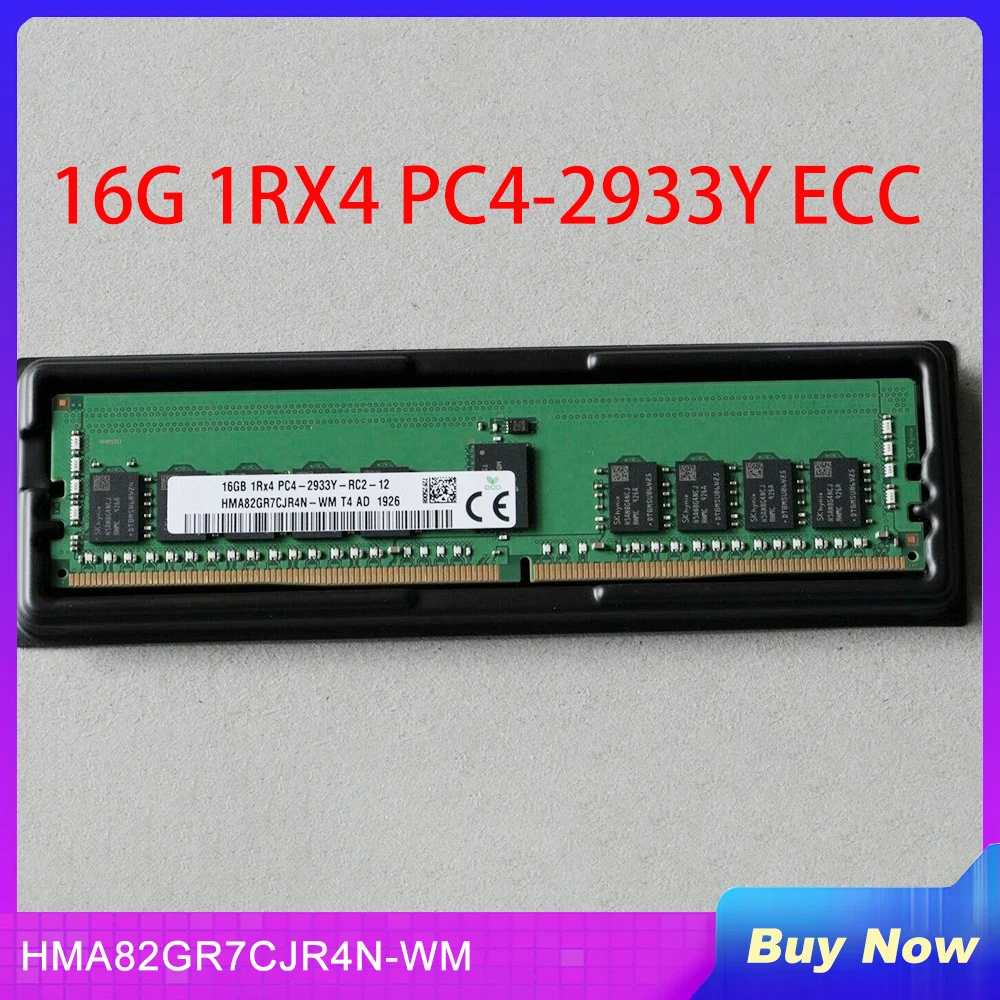 

1 шт. серверная память для SK Hynix RAM 16 ГБ 16G 1RX4 PC4-2933Y ECC HMA82GR7CJR4N-WM