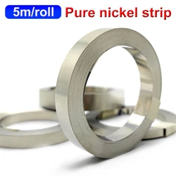 5M Pure Nickel Strip 99.96% Purity Use For 18650 26650 21700 Lithium Battery Pack Spot Welding Connect Tape High Quality Ni Belt