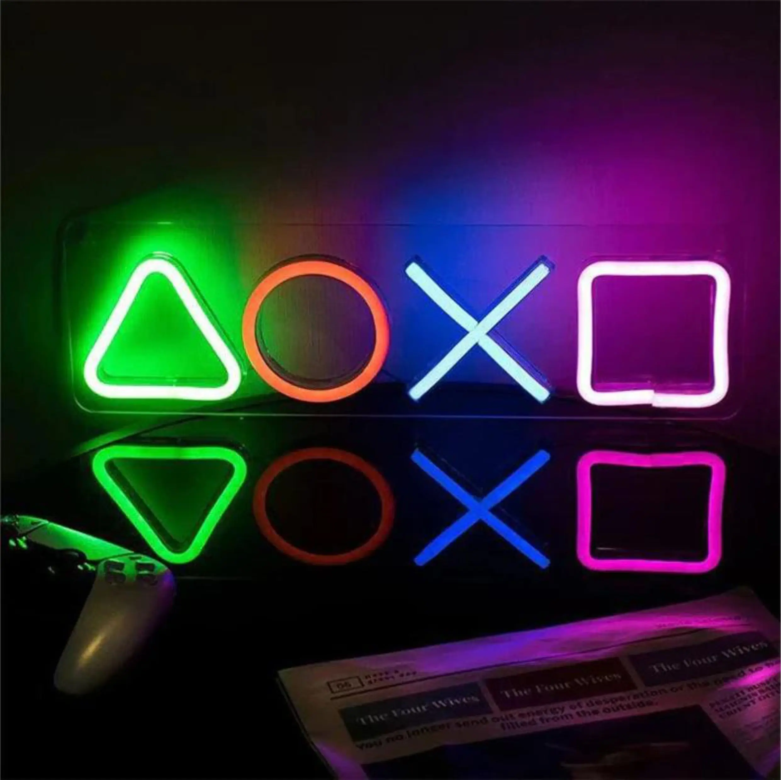 Play Station Neon Signs,Party Decor Light Signs,Event Lights,Birthday Gifts,Custom Neon Signs,Wedding Neon Signs,