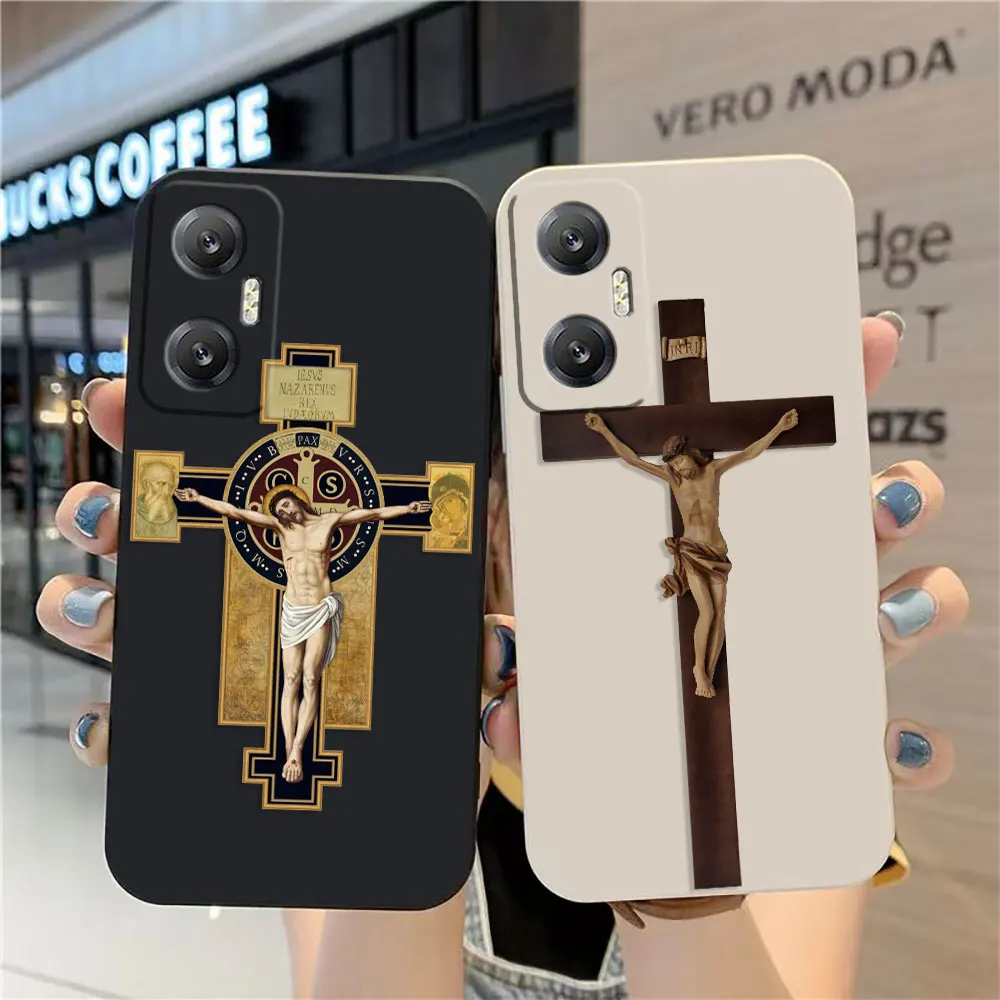 

Phone Case For Infinix HOT 10 10S 11 11S 12 ZERO 20 30 X CAMON 16 PRO Silicone Case Cover Funda Coque Shell Capa Christian Cross