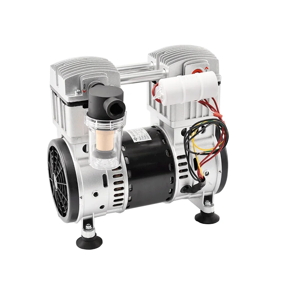 1.5KW/2HP مضخة هواء صغيرة مكبس فراغ وطابعة لوحة إزالة الرغوة خالية من الزيت