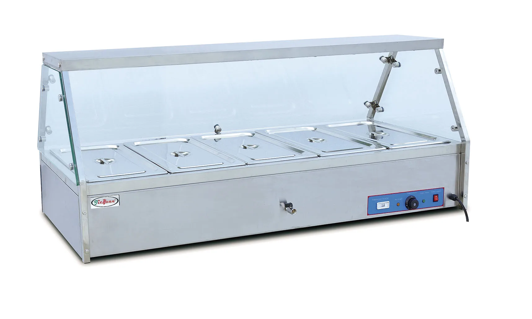 Quatro panelas Bain Marie Equipamento de restaurante EH-1 * 4 Sopa elétrica Bain Marie Bain Marie Aquecedor de alimentos