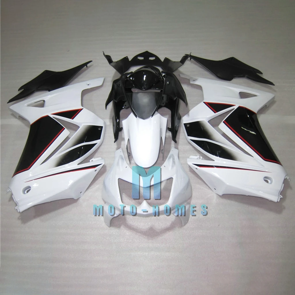 White ABS Bodywork for KAWASAKI Ninja 250R 2008-2014 100% Fit ZX250R EX250R 08-14 Injection Motorcycle Body Replace Plastic kit