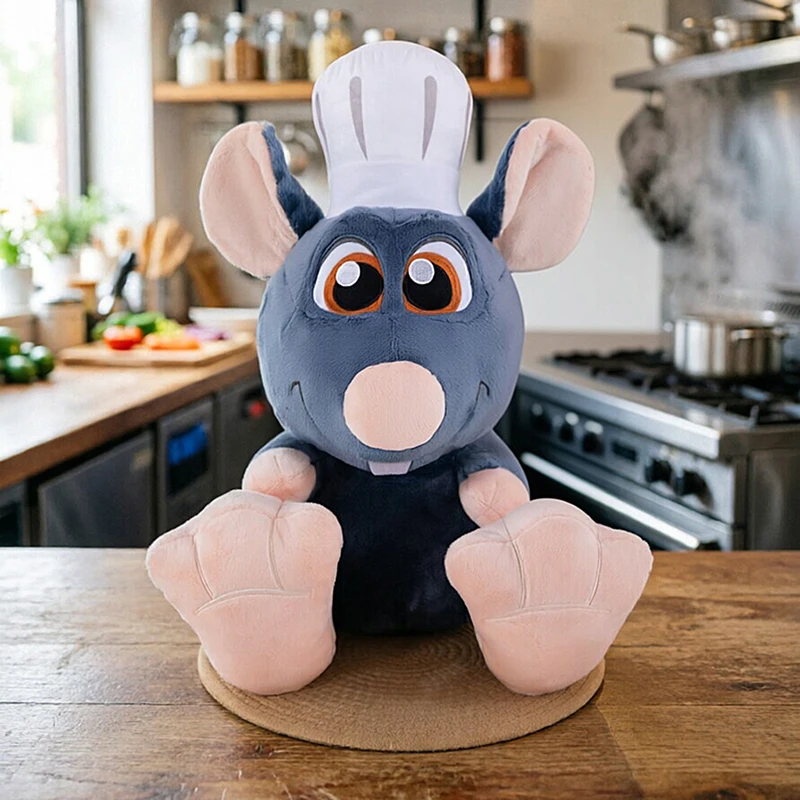 Remy the Rat Chef Plush Doll from Ratatouille Available in 3 Sizes, Soft Fluffy Stuffed Animal Great for Collection & Home Decor - view 6