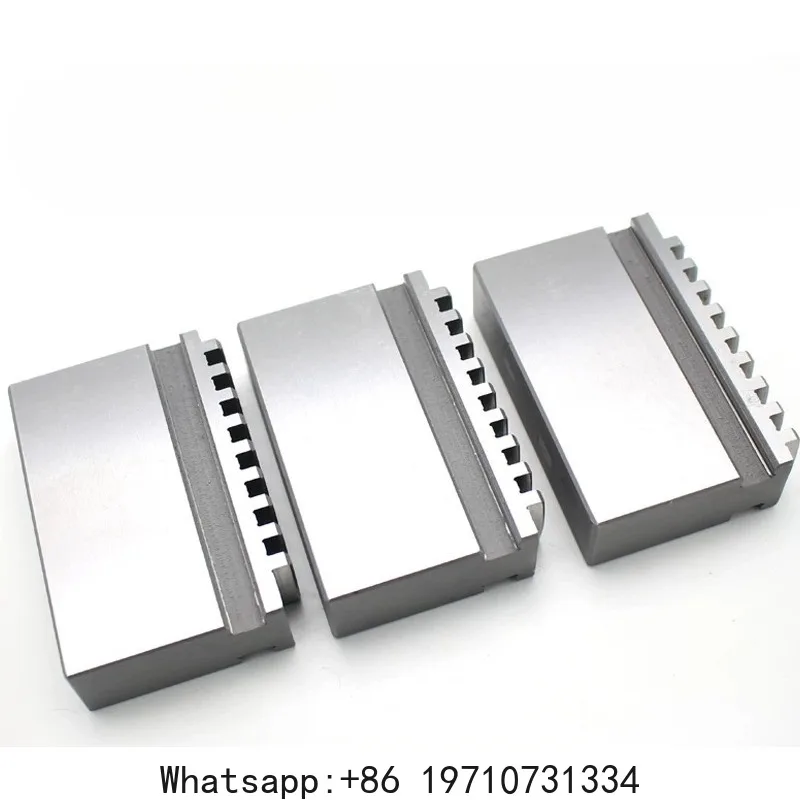 Original soft jaw manual three jaw chuck K11-160 200 Lathe 250 positive jaw reverse numerical control raw