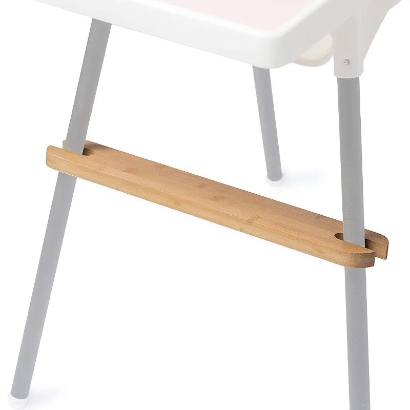 

Baby High Chair Footrest Natural Bamboo Wooden Infant Seat Foot Rest Non-slip Stable Highchair Accessories Kids Babies Stuff
