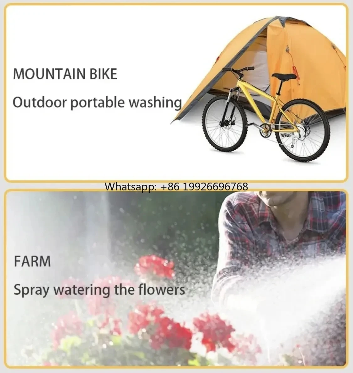 

Car Wash foam GAN Washer Spray Nozzle High Pressure Cleaner for Auto Home Garden Cleaning Water GAN Car Washing Machine manufact